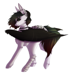 Size: 3801x4000 | Tagged: safe, artist:crazllana, oc, oc only, oc:artemis, pegasus, pony, colored wings, female, mare, simple background, solo, transparent background