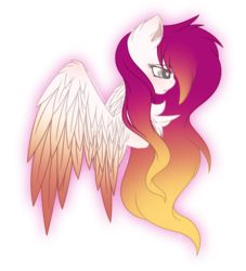 Size: 885x975 | Tagged: safe, artist:electricaldragon, oc, oc only, oc:punzie perry, pegasus, pony, bust, female, mare, portrait, simple background, solo, transparent background