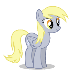 Size: 502x466 | Tagged: safe, artist:sunbusting, derpy hooves, pegasus, pony, g4, animated, cute, derpabetes, derpy being derpy, female, flapping, gif, headbob, idle animation, loop, mare, show accurate, simple background, smiling, solo, spread wings, transparent background, wing flare, wingboner, wings