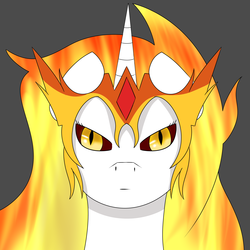 Size: 3500x3500 | Tagged: safe, artist:cocoapossibility, daybreaker, pony, g4, female, high res, solo