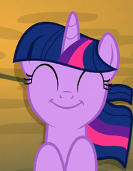 Size: 262x338 | Tagged: safe, screencap, twilight sparkle, alicorn, pony, g4, season 8, the mean 6, cropped, cute, female, lying down, mare, on back, smiling, solo, twiabetes, twilight sparkle (alicorn)