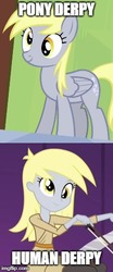 Size: 210x506 | Tagged: safe, edit, edited screencap, screencap, derpy hooves, equestria girls, g4, my little pony equestria girls: rainbow rocks, rainbow falls, cropped, cute, text