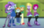 Size: 1306x842 | Tagged: safe, artist:3d4d, fuchsia blush, lavender lace, snails, snips, starlight glimmer, trixie, equestria girls, g4, trixie and the illusions, trixie's fans