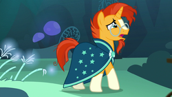 Size: 1280x720 | Tagged: safe, screencap, sunburst, pony, unicorn, g4, uncommon bond, male, solo, stallion, worried