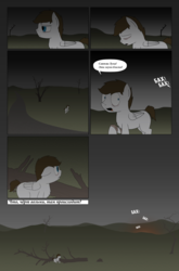 Size: 2024x3073 | Tagged: safe, artist:bruinsbrony216, edit, editor:yellow-glaze, oc, oc only, oc:nova, earth pony, pegasus, pony, fallout equestria, comic, cyrillic, foal, high res, russian