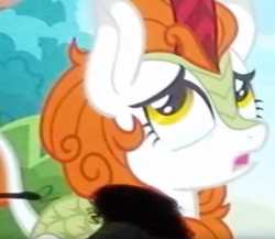 Size: 1042x904 | Tagged: safe, screencap, autumn blaze, kirin, g4, season 8, sounds of silence, female, photo, picture of a screen, solo