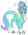 Size: 700x865 | Tagged: safe, artist:lulubell, oc, oc only, oc:magnolia, kirin, drool, implied vore, licking, licking lips, simple background, solo, tongue out, transparent background