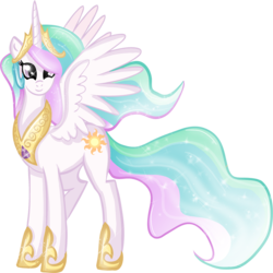 Size: 900x899 | Tagged: safe, artist:rayodragon, princess celestia, alicorn, pony, g4, crown, female, looking at you, mare, peytral, regalia, simple background, solo, transparent background