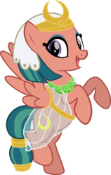 Size: 2352x3716 | Tagged: safe, artist:crisostomo-ibarra, somnambula, pegasus, pony, g4, female, glowpaz, high res, mare, rearing, simple background, smiling, standing, standing on one leg, transparent background