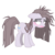 Size: 3000x3000 | Tagged: safe, artist:sugarstar, pinkie pie, earth pony, pony, g4, yakity-sax, cross-eyed, eyeshadow, female, high res, lidded eyes, makeup, mare, pinkamena diane pie, sad, simple background, solo, transparent background, vector