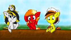 Size: 1280x720 | Tagged: safe, oc, oc only, oc:genki the pone, colt, cute, ear piercing, girly, hat, male, piercing, plushie, smiling