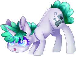 Size: 1506x1141 | Tagged: safe, artist:honeybbear, oc, oc only, oc:train spot, pony, unicorn, female, mare, simple background, solo, tongue out, transparent background