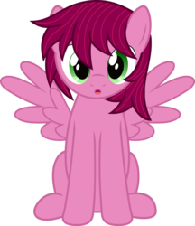 Size: 4000x4626 | Tagged: safe, artist:waveywaves, oc, oc only, oc:amaranthus, pegasus, pony, :o, male, open mouth, simple background, solo, spread wings, stallion, transparent background, wings
