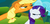 Size: 1032x490 | Tagged: safe, edit, edited screencap, screencap, applejack, rarity, earth pony, pony, unicorn, g4, season 2, the return of harmony, annoyed, applejack's hat, appletroll, cowboy hat, duo, female, freckles, hat, lidded eyes, long neck, mare, not salmon, rarity is not amused, smug, smugjack, squint, stetson, unamused, wat