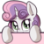 Size: 512x512 | Tagged: safe, artist:anibaruthecat, sweetie belle, pony, unicorn, g4, cute, diasweetes, explicit source, female, filly, foal, simple background, smiling, solo, transparent background