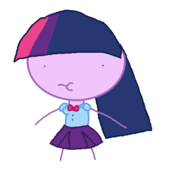 Size: 458x470 | Tagged: safe, twilight sparkle, equestria girls, g4, 1000 hours in ms paint, :i, dwight spergle, female, simple background, solo, stylistic suck, white background