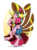 Size: 900x1221 | Tagged: safe, artist:inuhoshi-to-darkpen, pinkie pie, earth pony, pony, g4, my little pony: friendship is magic, yakity-sax, eyes closed, female, mare, musical instrument, scene interpretation, ship:yovidapie, simple background, smiling, solo, transparent background, unshorn fetlocks, yovidaphone