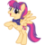 Size: 3200x3200 | Tagged: safe, artist:cheezedoodle96, idw, auntie lofty, pegasus, pony, g4, my little pony: ponyville mysteries, ponyville mysteries #3, spoiler:comic, .svg available, alternate design, clothes, female, high res, idw showified, looking at you, mare, rearing, scarf, simple background, spread wings, svg, transparent background, vector, wings