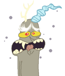 Size: 700x823 | Tagged: safe, artist:lonewolf3878, discord, g4, burp, crossover, male, open mouth, rocko's modern life, simple background, solo, transparent background, vector, wacky delly