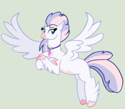 Size: 986x856 | Tagged: safe, artist:peregrinstaraptor, oc, oc only, oc:harmony wind, classical hippogriff, hippogriff, female, flying, simple background, solo