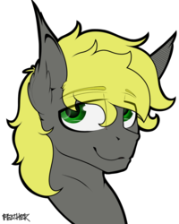 Size: 1000x1250 | Tagged: safe, artist:caduceus, artist:caduceusart, oc, oc only, pony, bust, ear fluff, portrait, simple background, solo, white background