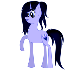 Size: 1500x1400 | Tagged: safe, artist:wonderschwifty, oc, oc only, oc:unity shards, pony, unicorn, raised hoof, redesign, side view, simple background, solo, transparent background
