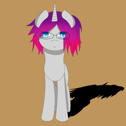 Size: 3500x3500 | Tagged: safe, artist:cocoapossibility, oc, pony, unicorn, glasses, high res, newbie artist training grounds