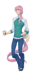 Size: 457x1000 | Tagged: safe, anonymous artist, oc, oc only, oc:timber, satyr, butt wings, clothes, jacket, parent:fluttershy, simple background, solo, transparent background