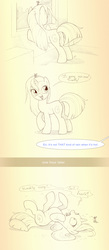 Size: 1227x2816 | Tagged: safe, artist:sherwoodwhisper, oc, oc only, oc:eri, mouse, pony, unicorn, comic, dialogue, female, mare