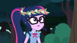 Size: 1920x1080 | Tagged: safe, screencap, sci-twi, twilight sparkle, equestria girls, g4, my little pony equestria girls: better together, female, floral head wreath, flower, solo