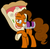 Size: 7100x7000 | Tagged: safe, artist:poundcakemlp2000, artist:tardifice, oc, oc:thomasseidler, oc:thomastheautisticunicorn, pony, unicorn, g4, rock solid friendship, absurd resolution, cute, glasses, pizza box, pizza head, thomas