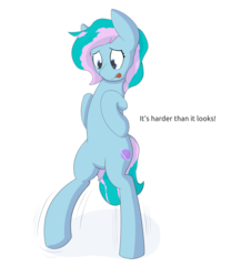 Size: 2500x3000 | Tagged: safe, artist:triplesevens, oc, oc only, earth pony, pony, atg 2018, bipedal, female, high res, mare, newbie artist training grounds, open mouth, simple background, solo, standing, transparent background