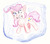 Size: 880x782 | Tagged: safe, artist:lost marbles, pinkie pie, g4, encasement, frozen, i was frozen today, ice cube, simple background, traditional art, white background