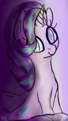 Size: 720x1280 | Tagged: safe, artist:kaitlin14, starlight glimmer, pony, unicorn, g4, cute, female, glimmerbetes, looking at you, smiling, solo