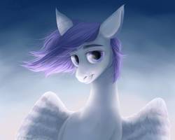 Size: 2000x1600 | Tagged: safe, artist:pessadie, oc, oc only, pegasus, pony, bust, female, mare, portrait, solo