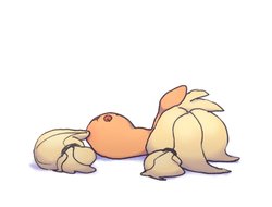 Size: 1248x950 | Tagged: safe, artist:xp_r6, applejack, earth pony, pony, g4, female, mare, simple background, sleeping, solo, white background