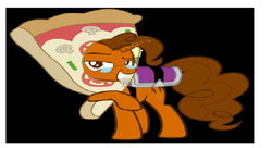 Size: 2148x1170 | Tagged: safe, artist:poundcakemlp2000, artist:tardifice, oc, oc:thomasseidler, oc:thomastheautisticunicorn, pony, unicorn, g4, rock solid friendship, cute, glasses, pizza box, pizza head, recolor, thomas