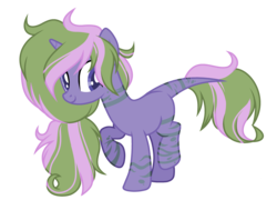Size: 3761x2849 | Tagged: safe, artist:nightmarye, oc, oc only, oc:cosmic claw, pony, unicorn, female, high res, mare, simple background, solo, transparent background