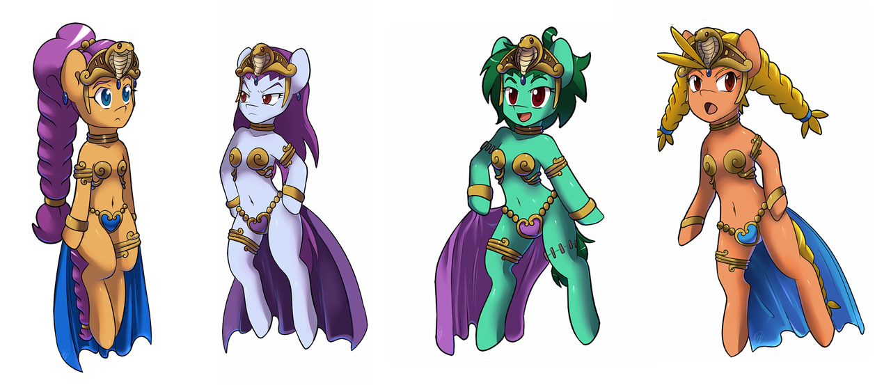 1788817 - safe, genie, pony, semi-anthro, clothes, crossover, crown, ear  piercing, earring, female, jewelry, mare, piercing, ponified, regalia,  risky boots, rottytops, shantae, shantae (character), shantae and the  pirates curse, shantae the 1/2