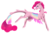 Size: 6268x4078 | Tagged: safe, artist:oneiria-fylakas, pinkie pie, original species, g4, absurd resolution, esfaz, female, simple background, solo, species swap, transparent background