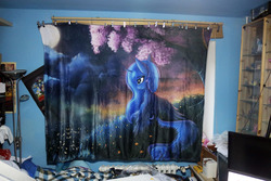 Size: 6000x4000 | Tagged: safe, artist:art-n-prints, princess luna, alicorn, pony, g4, beautiful, blanket, female, irl, mare, moon, photo