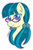 Size: 1024x1532 | Tagged: safe, artist:nokills-clan196, juniper montage, earth pony, pony, g4, cute, equestria girls ponified, female, glasses, mare, pigtails, ponified, smiling