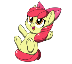 Size: 2444x2170 | Tagged: safe, artist:sugarwings-art, apple bloom, earth pony, pony, g4, adorabloom, chibi, cute, female, high res, hnnng, simple background, solo, transparent background