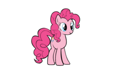 Size: 1280x720 | Tagged: safe, artist:icicle-niceicle-1517, artist:ikillyou121, color edit, edit, pinkie pie, earth pony, pony, g4, colored, female, mare, simple background, solo, transparent background