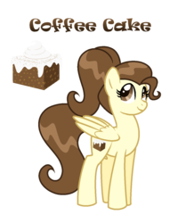 Size: 959x1252 | Tagged: safe, artist:hazardous-andy, pound cake, oc, oc only, oc:coffee cake, pegasus, pony, g4, base used, older, older pound cake, ponytail, simple background, solo, trans female, transgender, transparent background