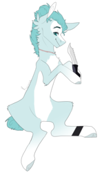 Size: 969x1600 | Tagged: safe, artist:skimea, oc, oc only, oc:ice cold, earth pony, pony, knife, male, simple background, solo, stallion, transparent background