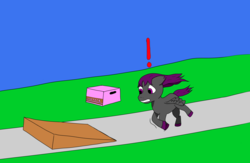 Size: 3000x1956 | Tagged: safe, artist:jokage, oc, oc:jokage, pegasus, pony, male, running, stallion, tripping