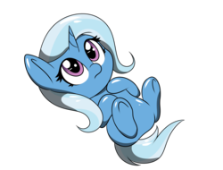 Size: 2688x2045 | Tagged: safe, artist:sugarwings-art, trixie, pony, unicorn, g4, chibi, cute, diatrixes, female, high res, hnnng, mare, simple background, transparent background