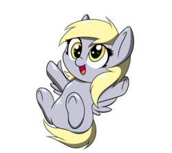 Size: 2444x2170 | Tagged: safe, artist:sugarwings-art, derpy hooves, pony, g4, chibi, cute, derpabetes, female, high res, hnnng, mare, simple background, transparent background, wittle
