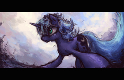 Size: 4000x2600 | Tagged: safe, artist:plotcore, princess luna, pony, g4, female, mare, newbie artist training grounds, s1 luna, solo